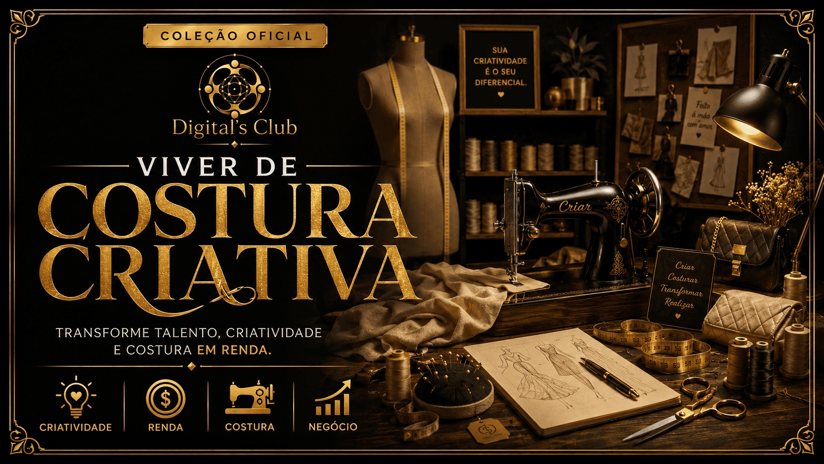 Viver de Costura Criativa – Carol Vilalta
