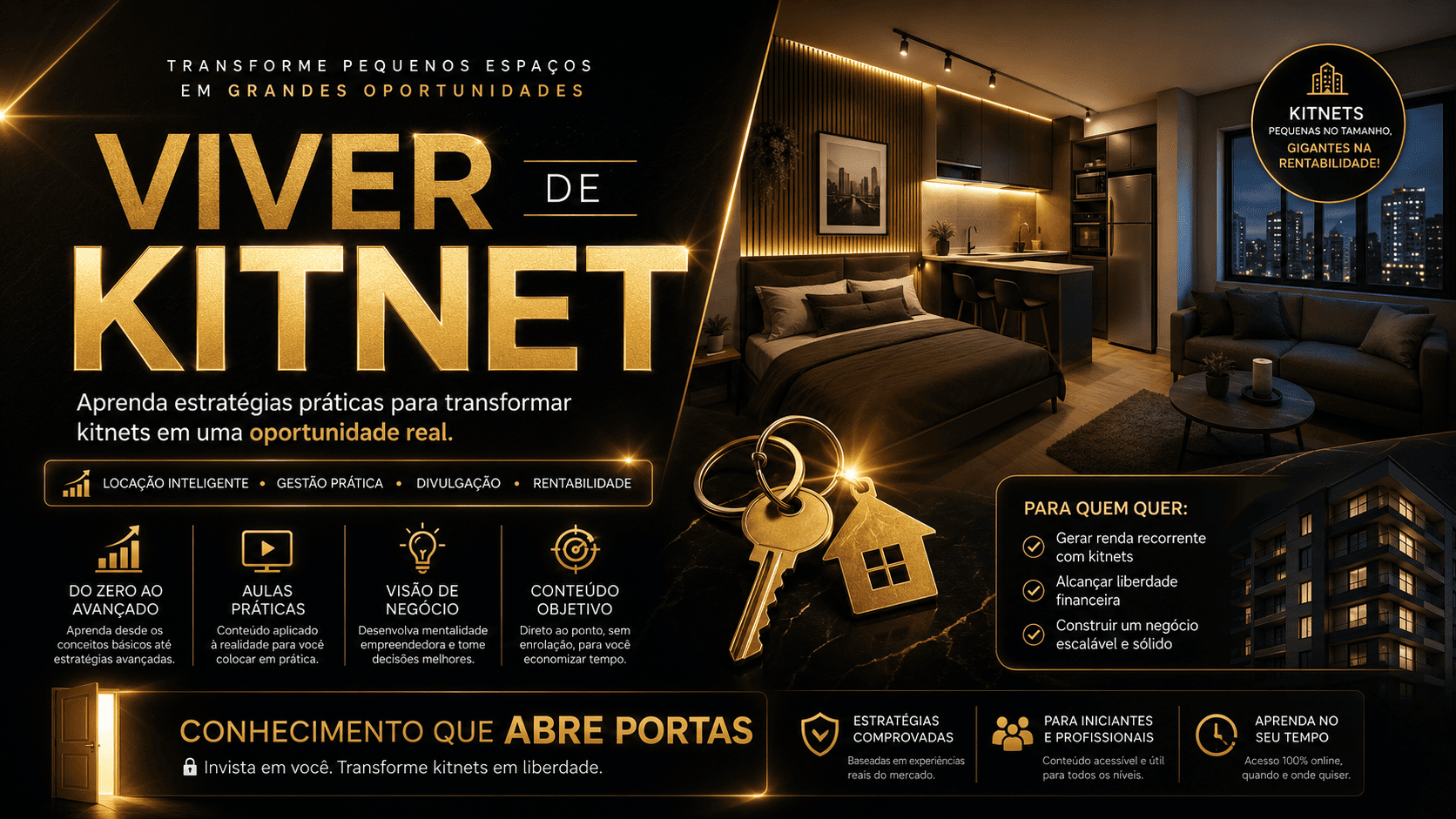 Viver de Kitnet
